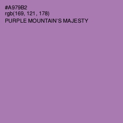 #A979B2 - Purple Mountain's Majesty Color Image